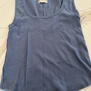 We The Free Blue Tank Top